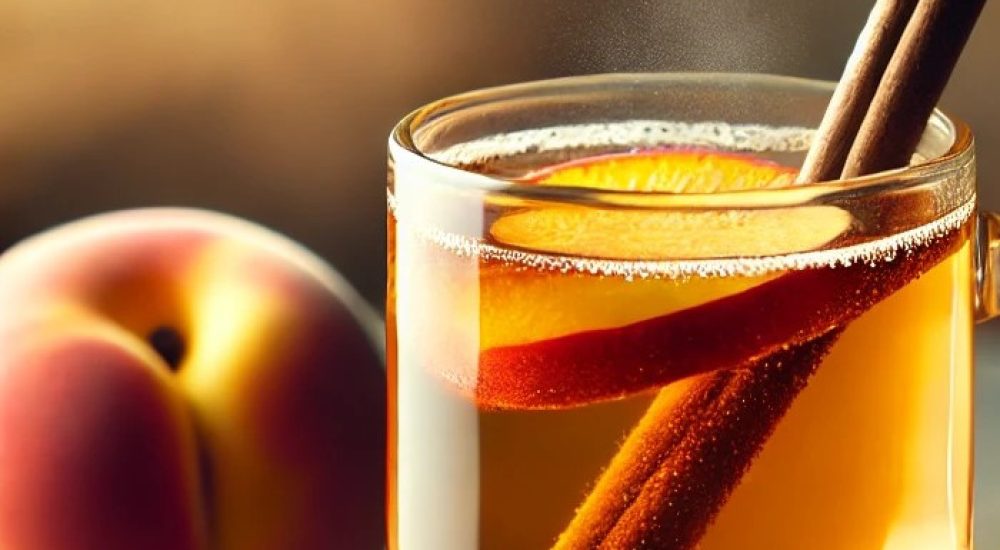 Fortified peach tea